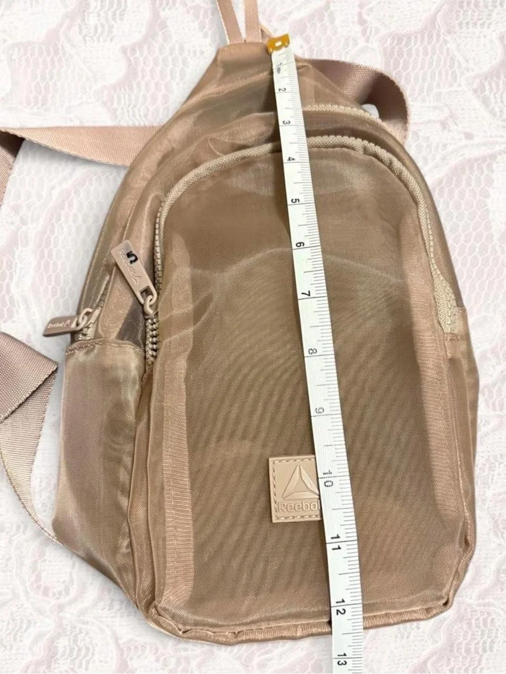 Tan Reebok Mini Sling Backpack